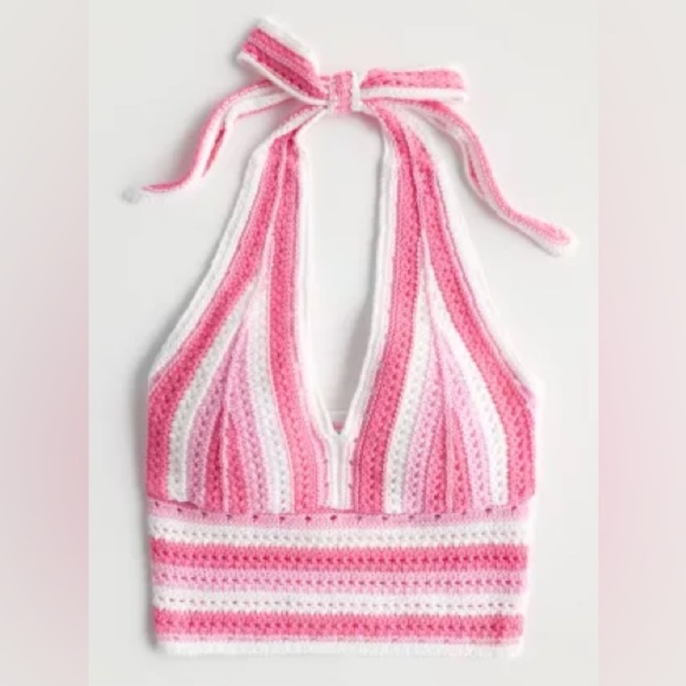 Hollister Crotchet Halter Top
